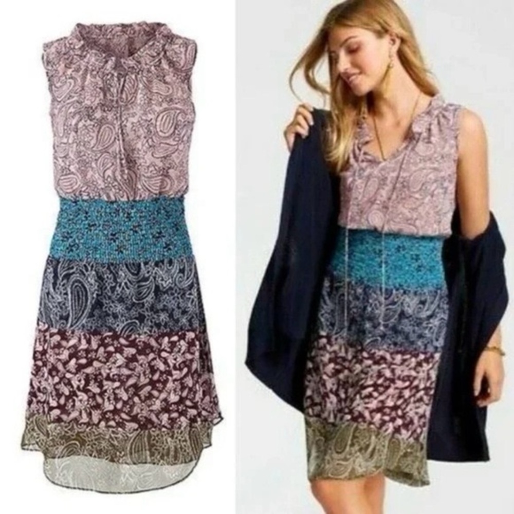 Cabi Dani Sleeveless Paisley Dress